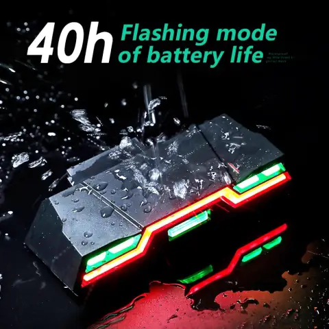 Waterproof Bicycle Tail Light USB Rechargeable 3 Colors