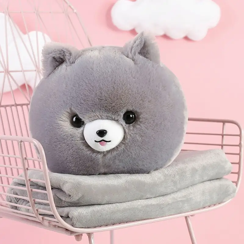 Furry Doll Blanket Plush Toy Multi-Purpose Vehicle