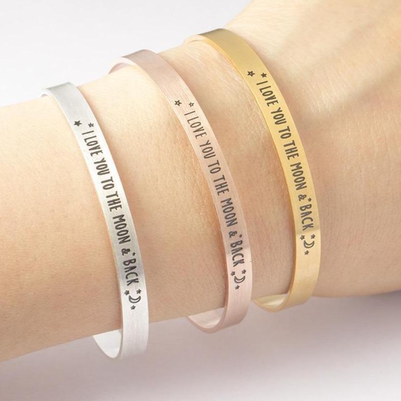 Size Adjustable Jewelry Lettering I Love You Bracelet