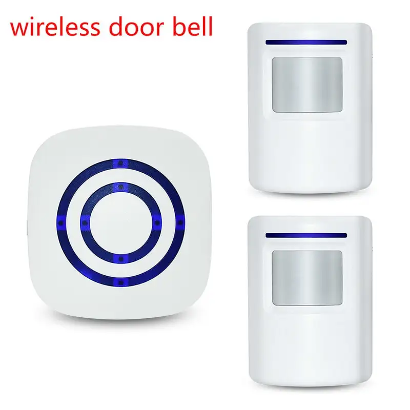 Wireless Motion Sensor Doorbell and Welcome Alarm with Plug-in Receiver