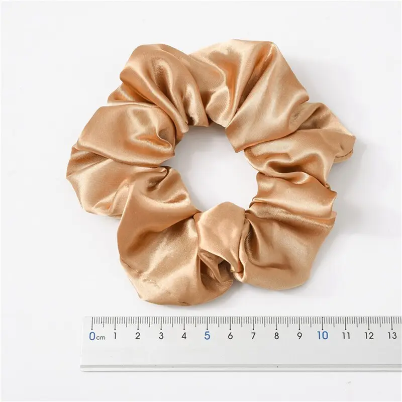 Satin Cloth Large Intestine Circle Hair Tie Set Solid