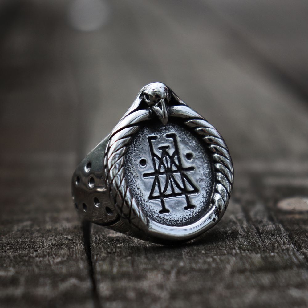 Bedie wish Amazon new accessories European and American fashion anime constellation flying bird men's ring