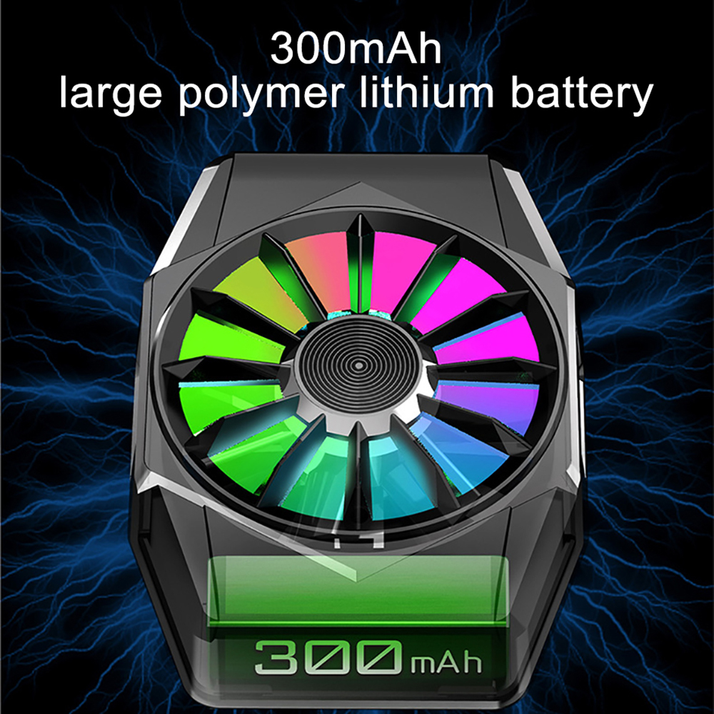 Phone Magnetic Radiator ABS Game Cooler System Quick Cooling Fan - Image 6