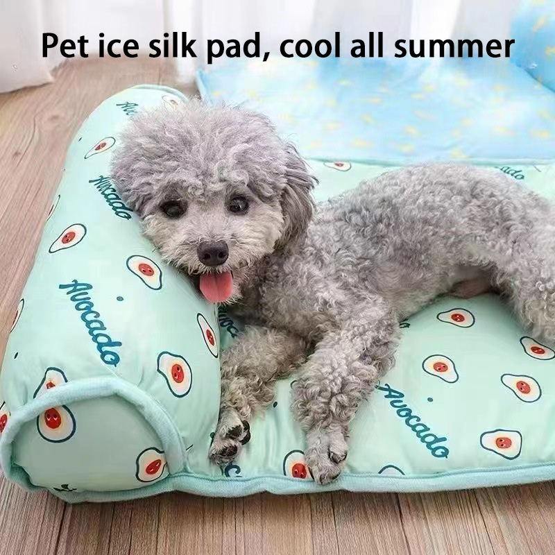 Dogs Mat Cooling Summer Pad Mat For Dogs Cat Blanket Sofa Breathable Pet Dog Bed Summer Washable For Small Medium Large Dogs New
