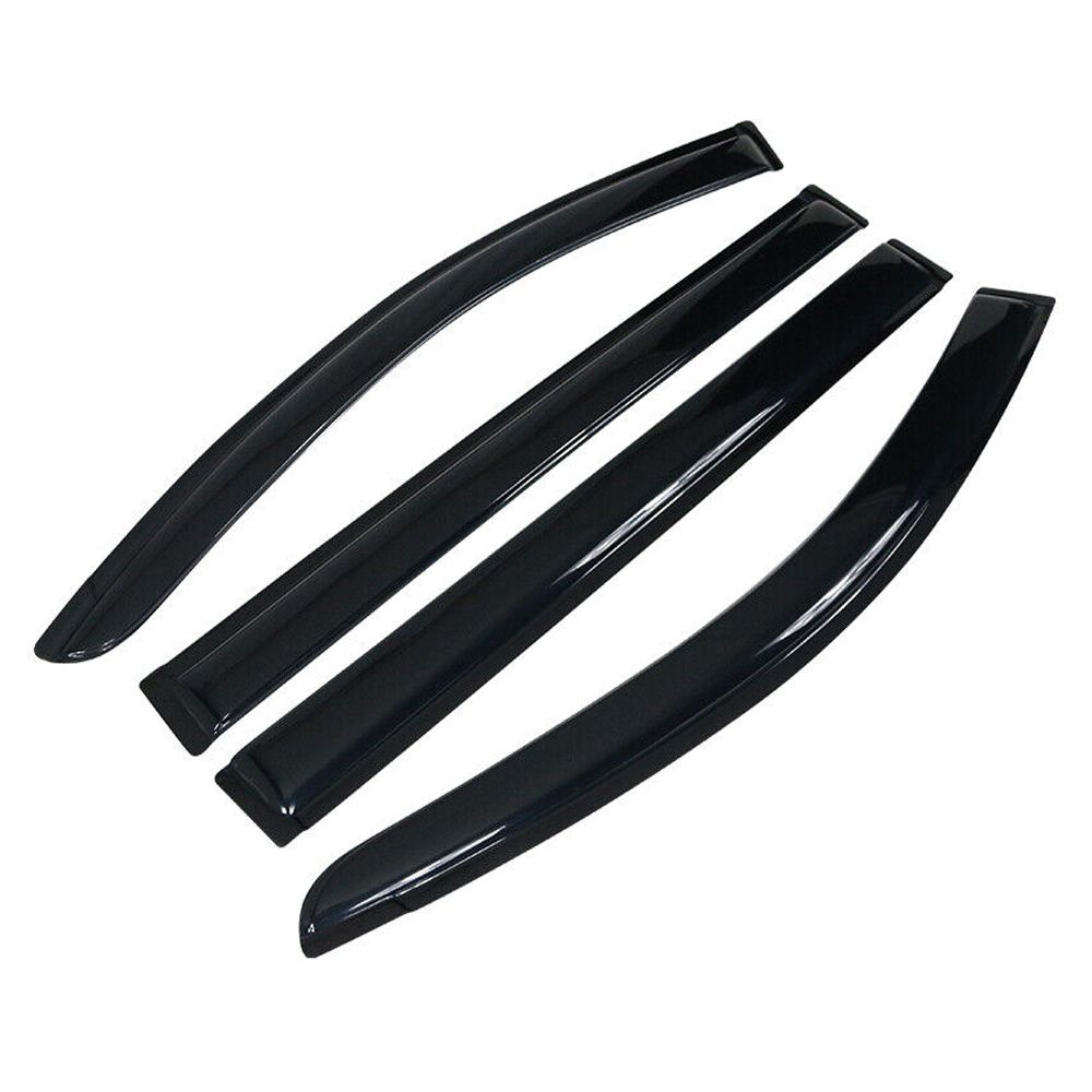 For 08-16 Town & Country 08-18 Grand Caravan Town Window Visors Acrylic 4Pc Set