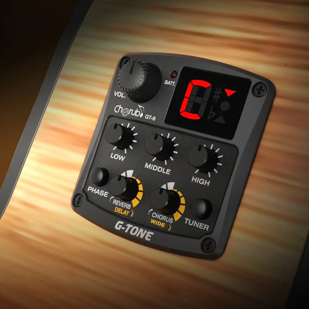 Cherub Guitar Pickup GT-6 Acoustic EQ Folk