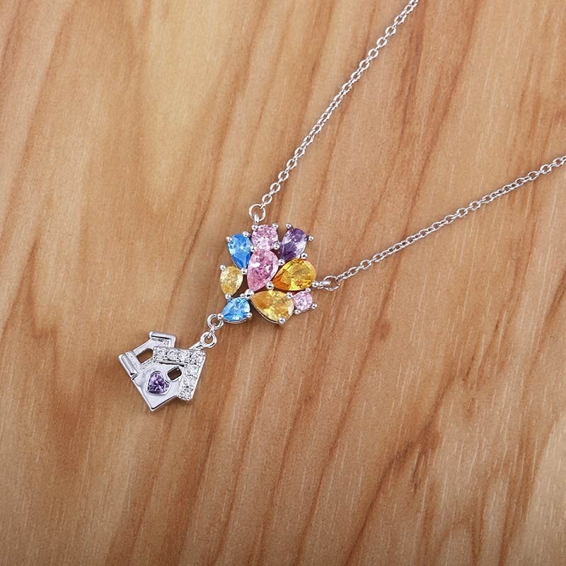 Love House Pendant Necklace Fashion Style Women's Necklace