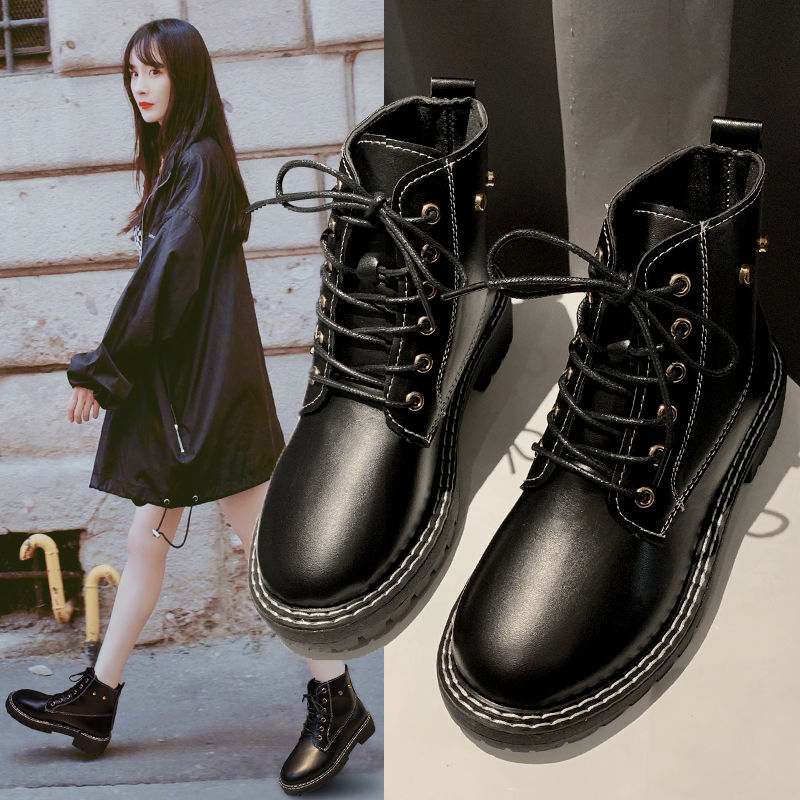 Faux Leather Martin Boots, picture 5 of 5