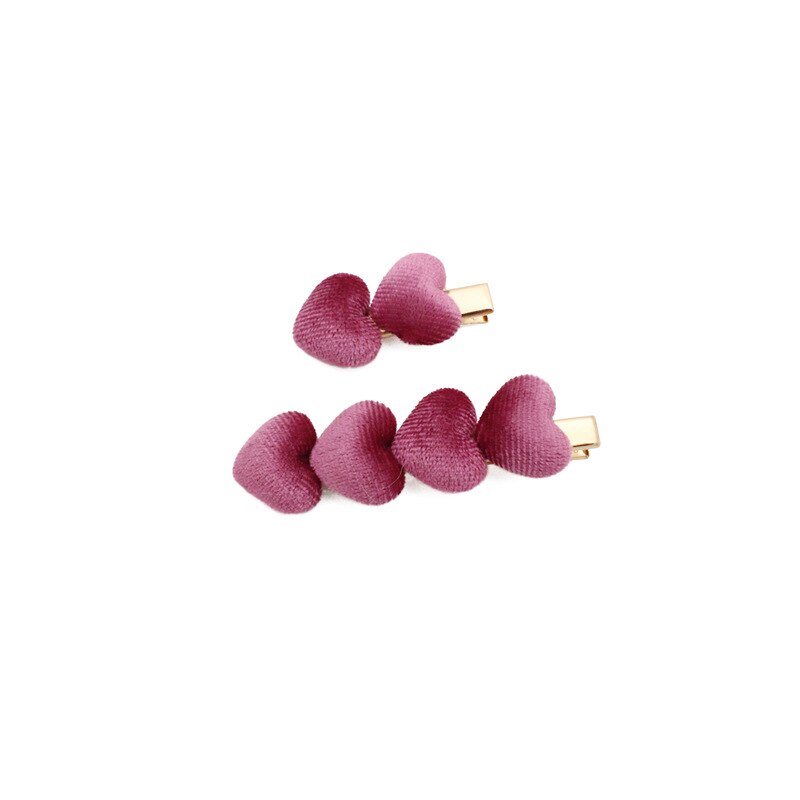 Korean Gold Velvet Love Hairpin All-match