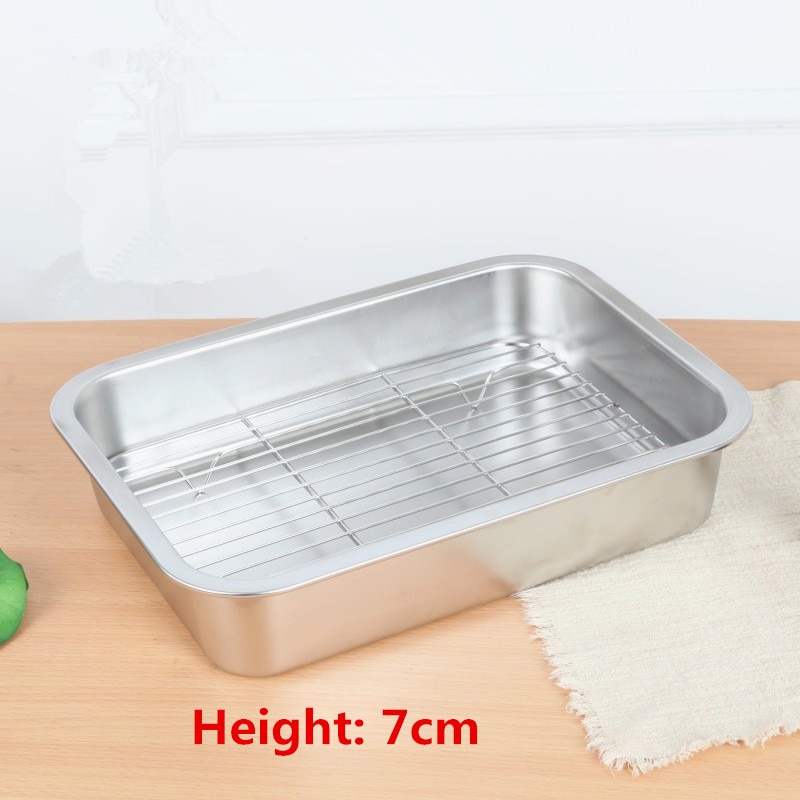 304 Stainless Steel Dish Strainer Frying Basin Draining Vegetable washing basin