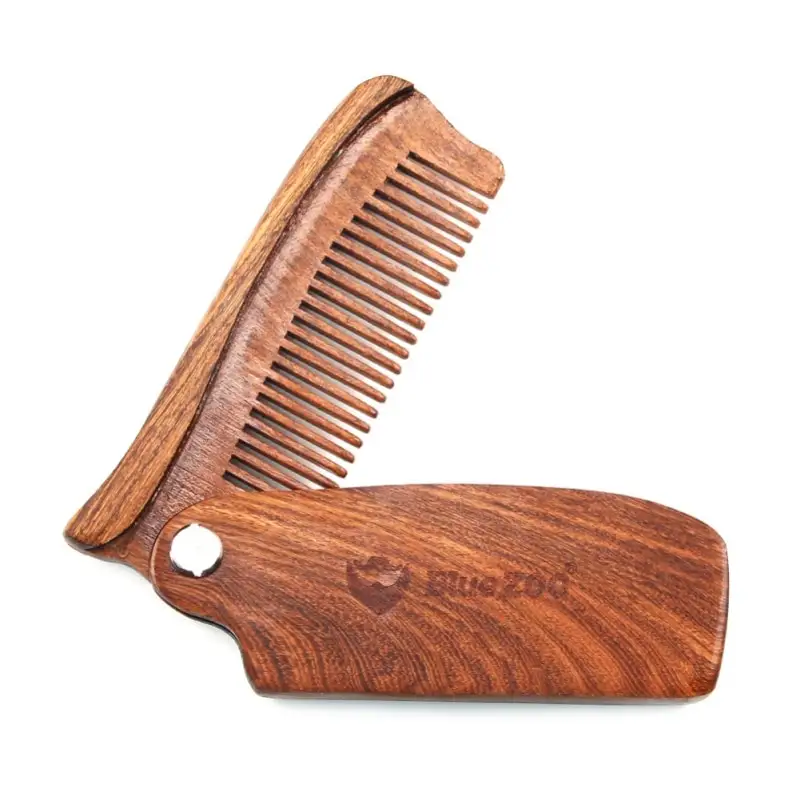 Folding Comb +PU Leather Bag, Hair