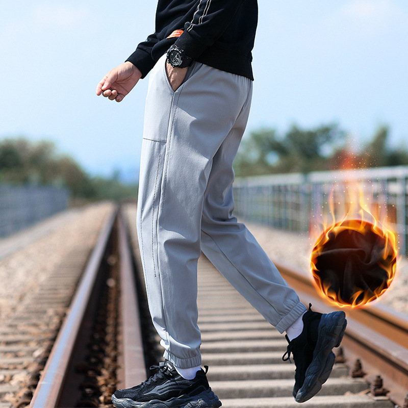 New Velvet Casual Trousers Men's Velvet Casual Pants