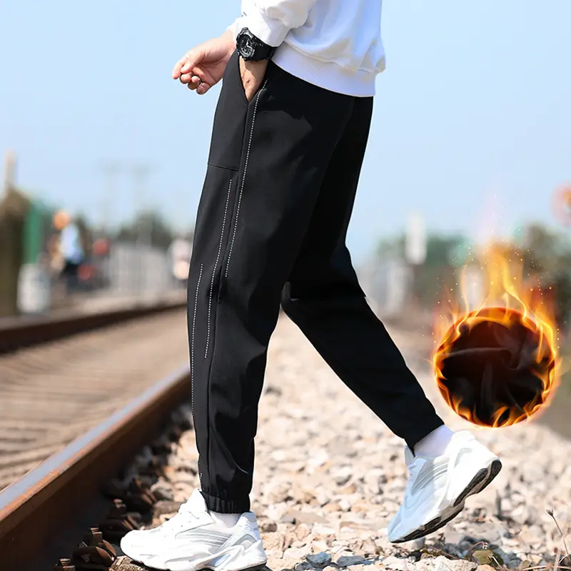 New Velvet Casual Trousers Men's Velvet Casual Pants
