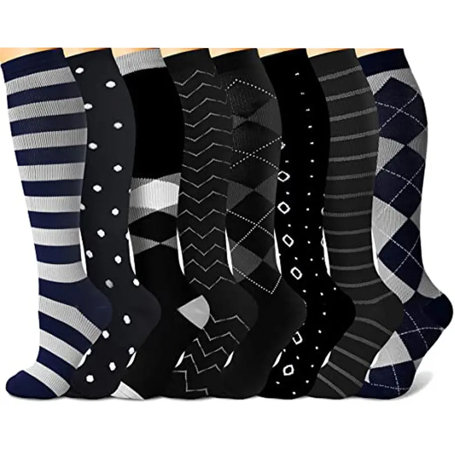 Compression Elastic Stockings Sports Socks Beautiful Leg
