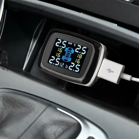 Tire Pressure Monitoring System Sensors Cigarette Lighter USB Port