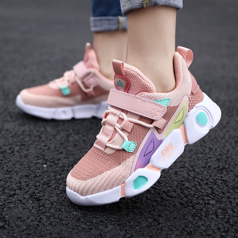 New Style Lightweight  Breathable Mesh Girls Shoes