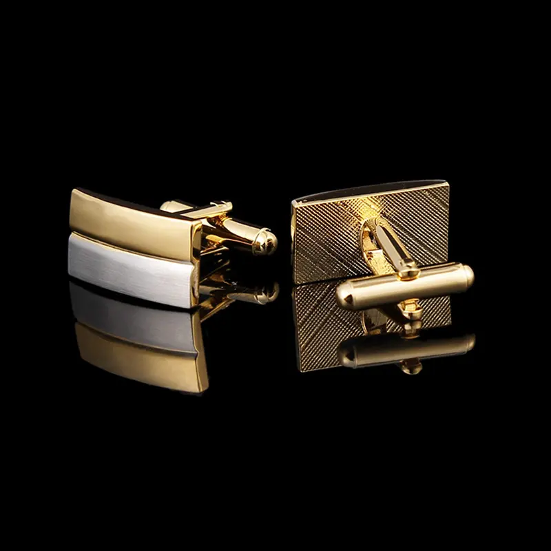 Men's Cufflinks French Shirt Two-tone Metal