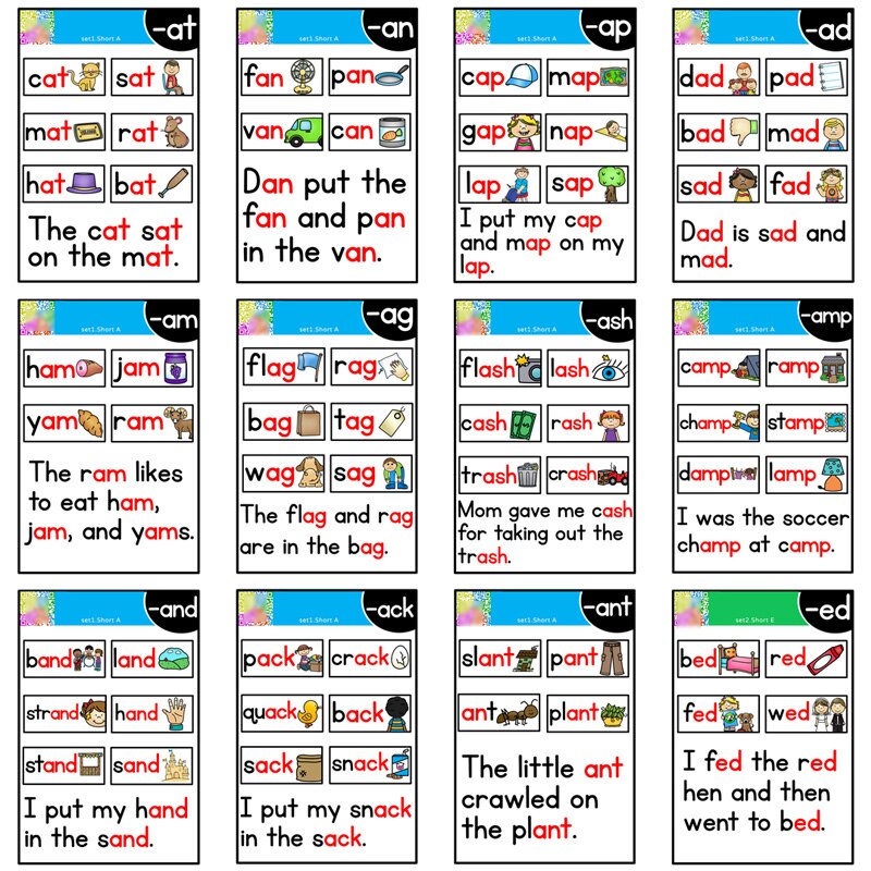 Q Teacher Reading Version Of Natural Spelling Word Cards - Image 1