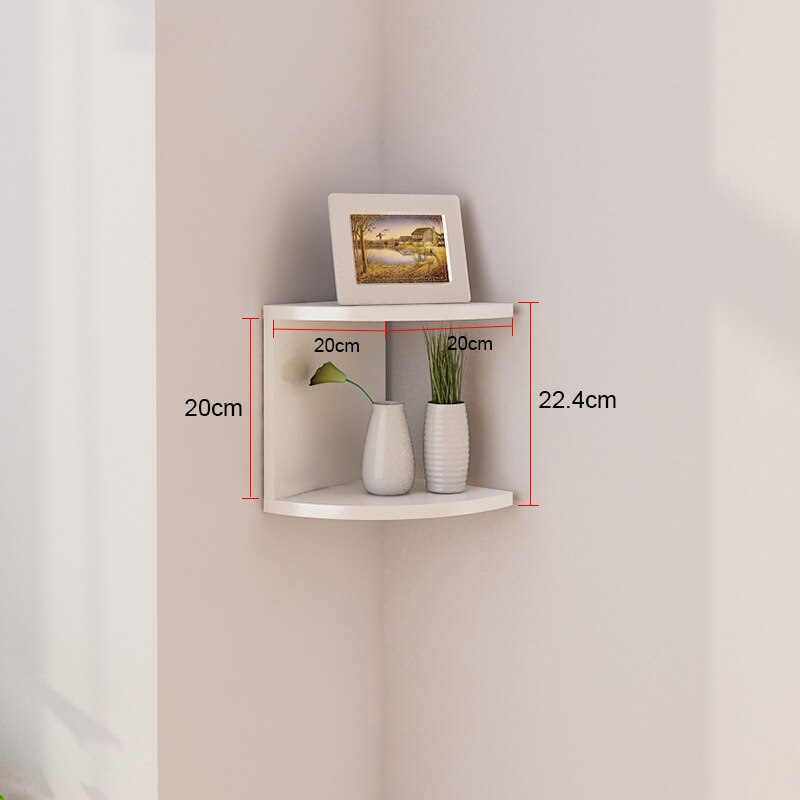 Corner Wall Shelf, 2 Layers, picture 3 of 3