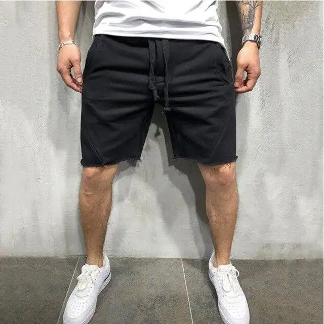 Fitness Pants Men's Solid Color Running Shorts Casual Sports