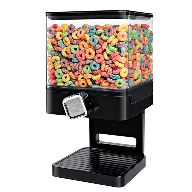Snack Storage Tank Grain Dispenser Black - Shop at LoveMi