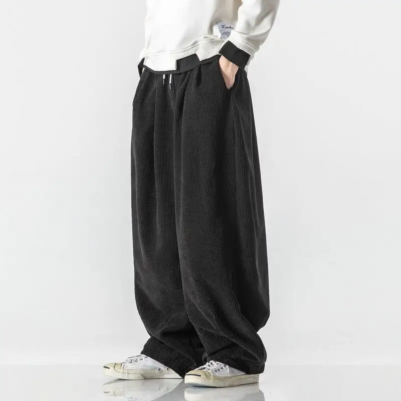 Plus Size Corduroy Harem Casual Loose Bloomers