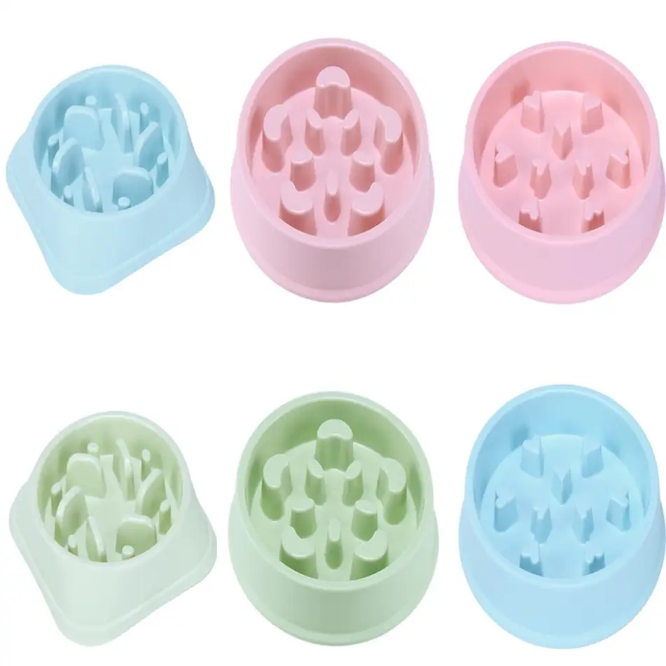Pet Bowl Anti Choking Slow Feeding Puzzle