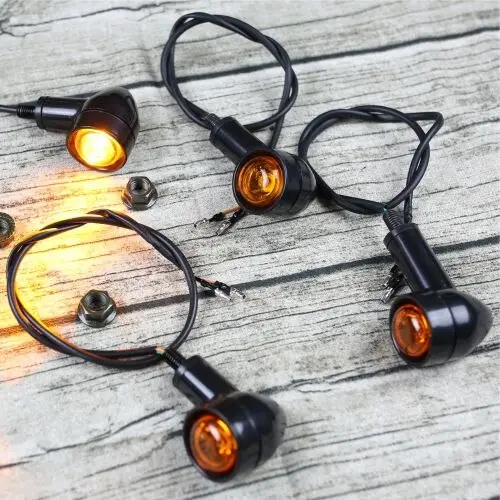 Retro Motorcycle Modified LED Mini Turn Signal