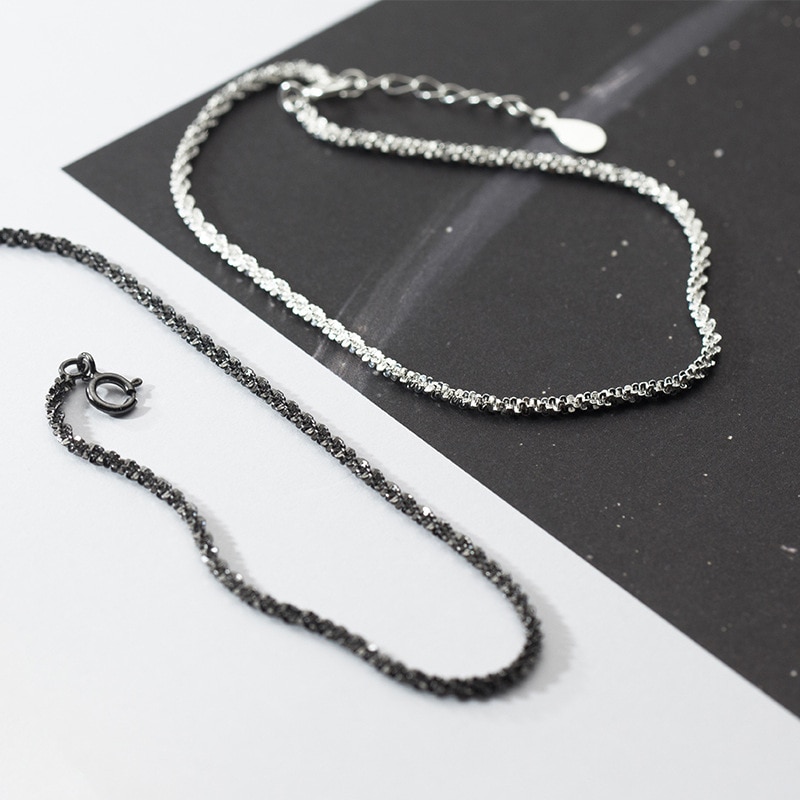 Fashion S925 Silver Simple Gypsophila Bracelet