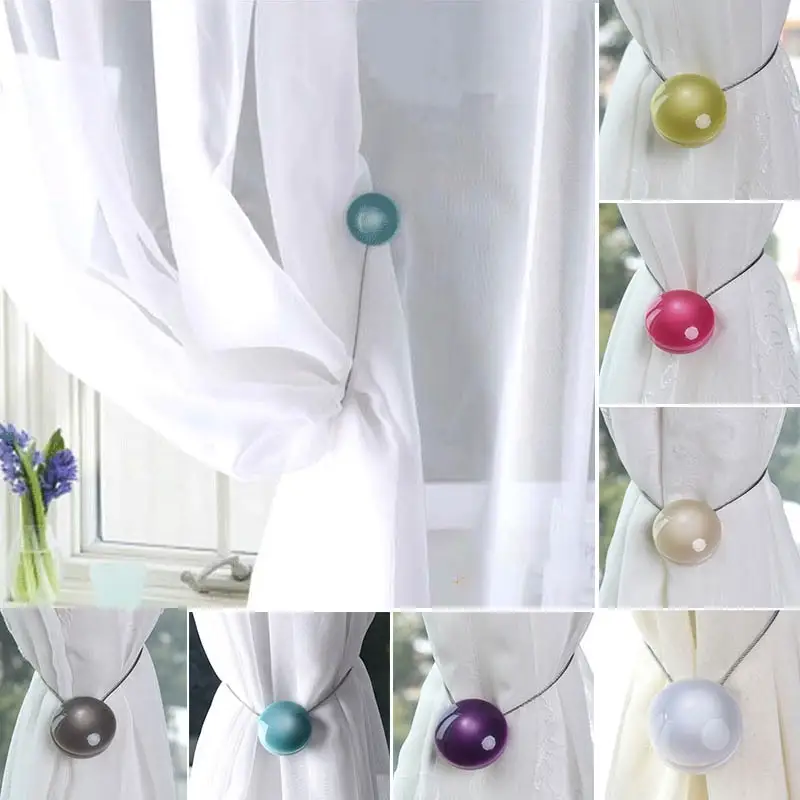 Curtain Accessories Decorative Round Buckle Stainless Steel