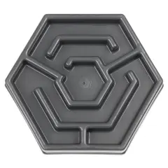 Pet Slow Food Bowl For Dogs To Prevent Choking - Black - View 1