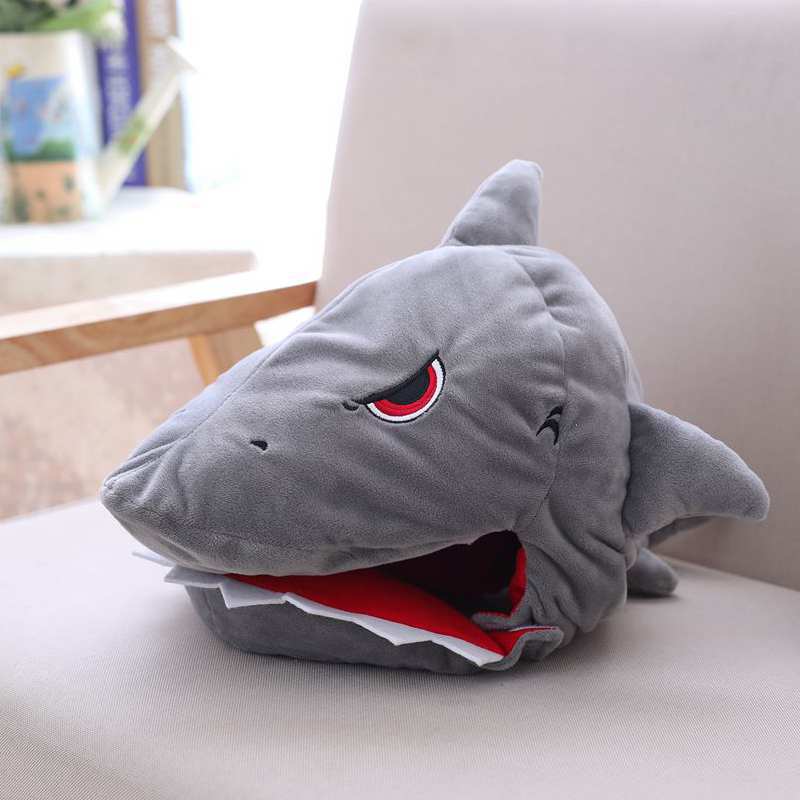 Cute Hairy Shark Headgear Hat Photo Prop Hairy Headgear