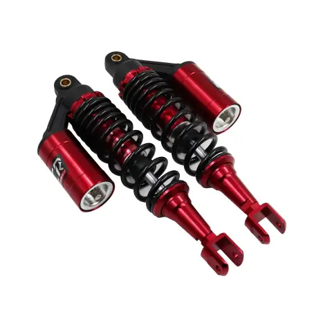 Motorcycle with Airbag Rear Shock Absorber