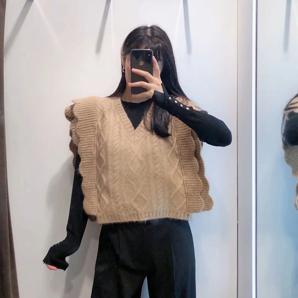 Autumn Female Eight-Strand Woven Vest