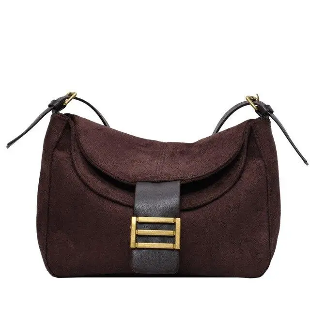 Fashion Retro Ladies One Shoulder Messenger Bag Coffee - Shop at LoveMi