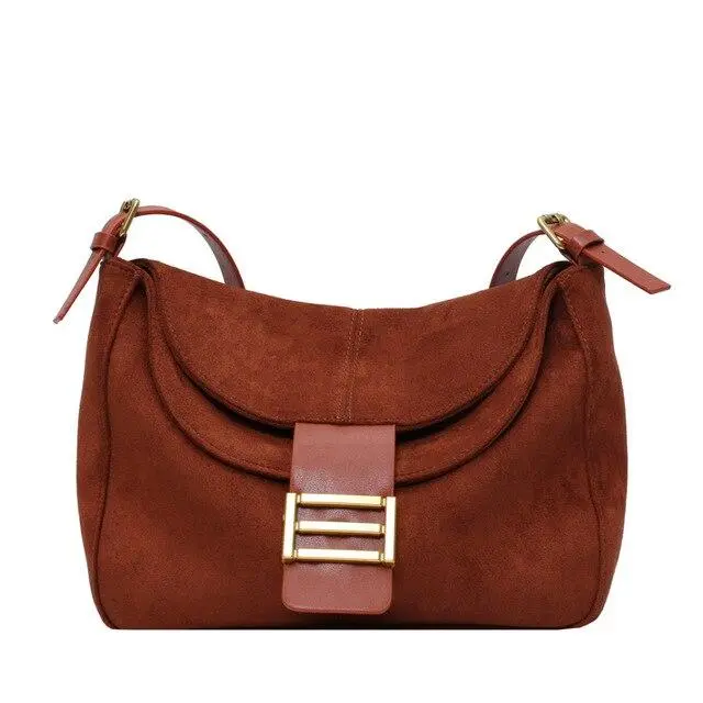 Fashion Retro Ladies One Shoulder Messenger Bag Brown - Shop at LoveMi