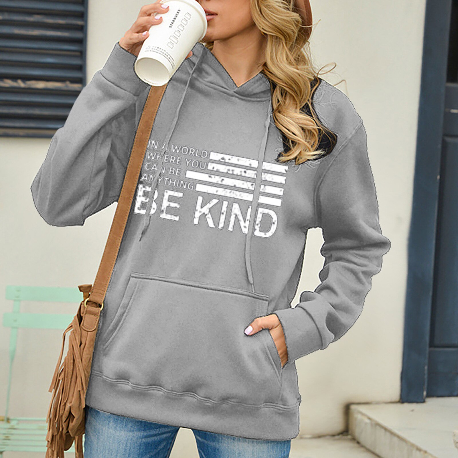 Women's Hooded Plus Fleece Sweater