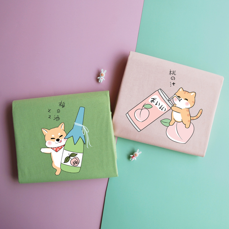 Cute Shiba Inu T-shirt Cotton Short Sleeve