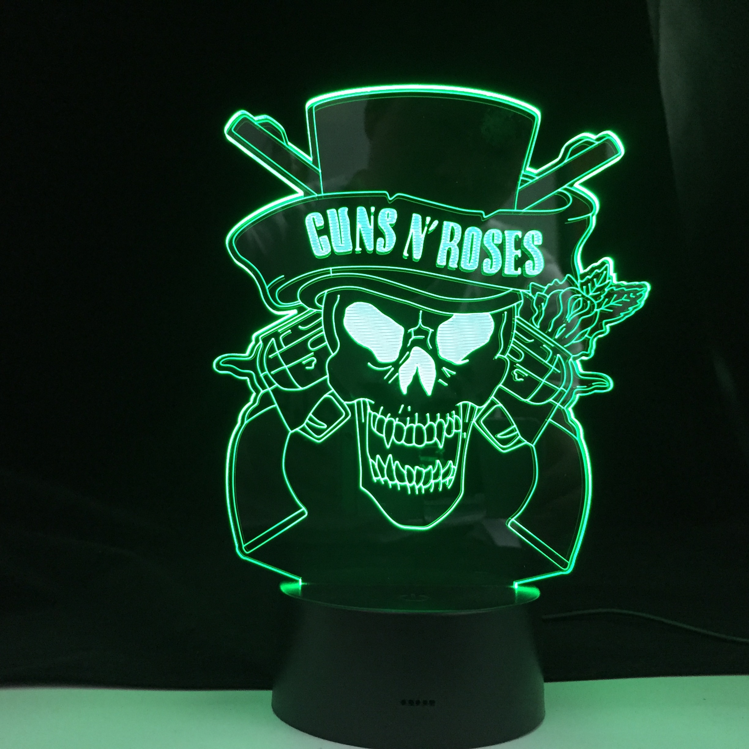 3d Night Light Colorful Color Changing Usb Touch Remote Control