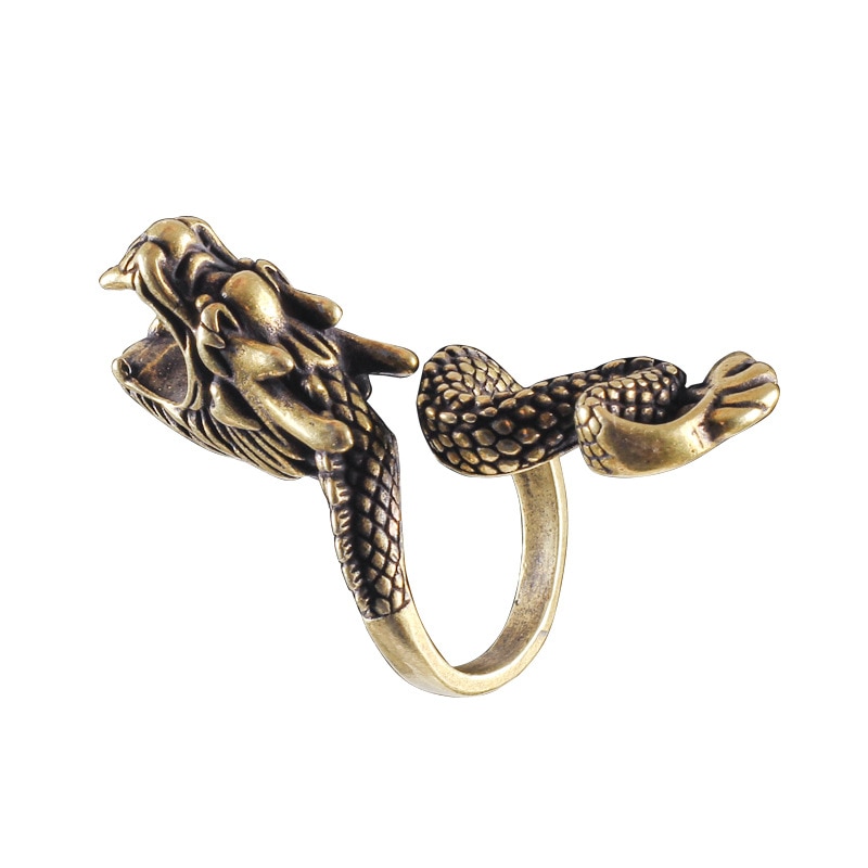 Dragon-shaped Smoking Cessation Holder With Cigarette Ring