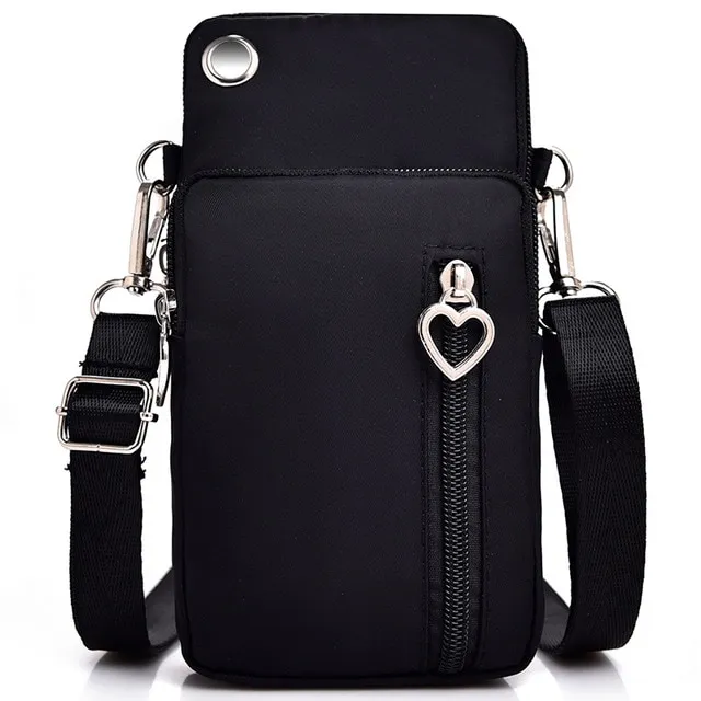 The New Korean Version Of The Mini Bag To Put The Mobile Phone Bag Coin Purse Black - Shop at LoveMi
