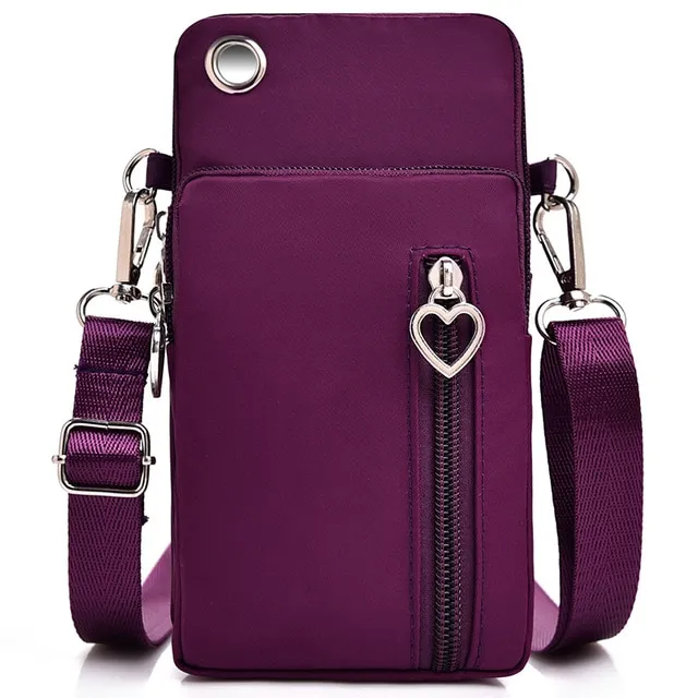 The New Korean Version Of The Mini Bag To Put The Mobile Phone Bag Coin Purse - Fuchsia