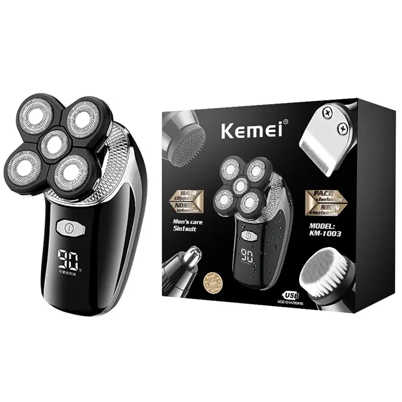Men's Rechargeable 3D Razor Multifunctional Cleansing