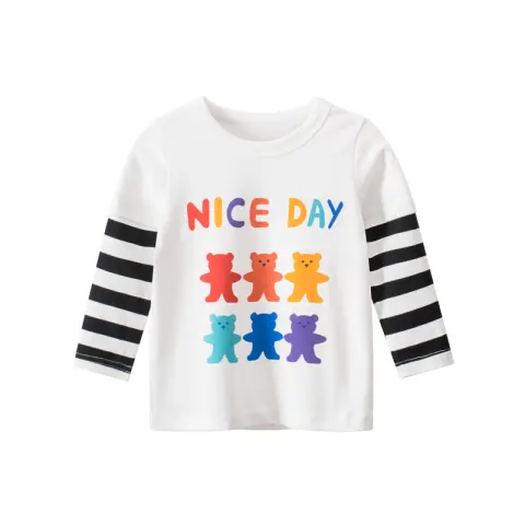 Children's Spring Clothes Girls' Long Sleeve T-Shirt Baby