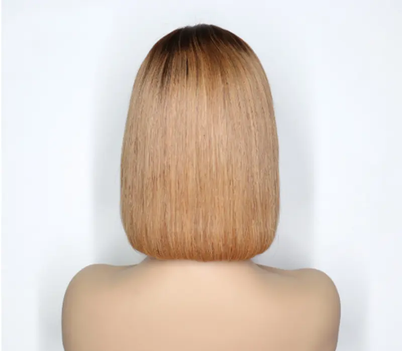 Ombre Colored Short Bob Wig T4B 27
