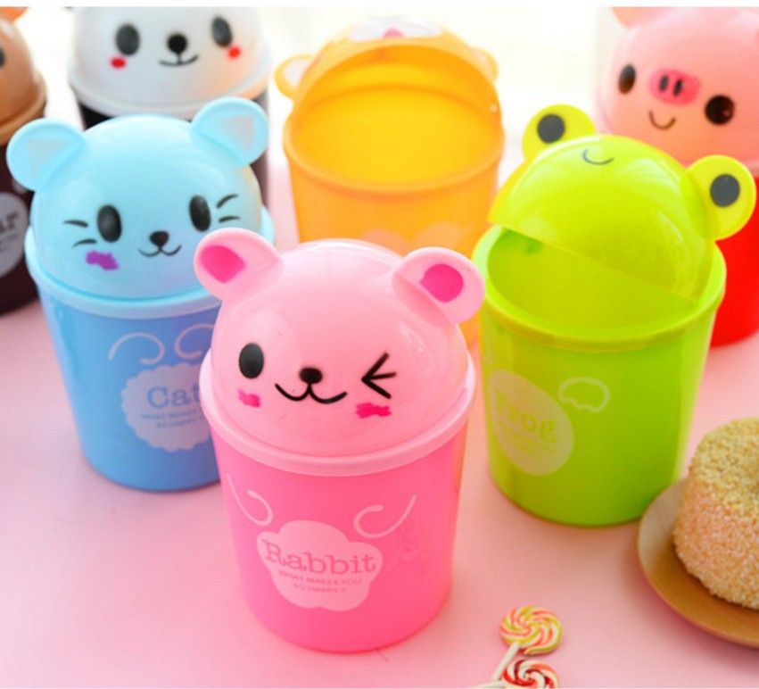 Title 3, Hot Sale Cartoon Waste Bins Trumpet Desktops Mi...