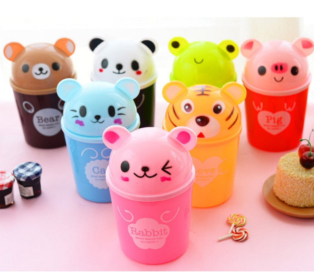 Title 5, Hot Sale Cartoon Waste Bins Trumpet Desktops Mi...