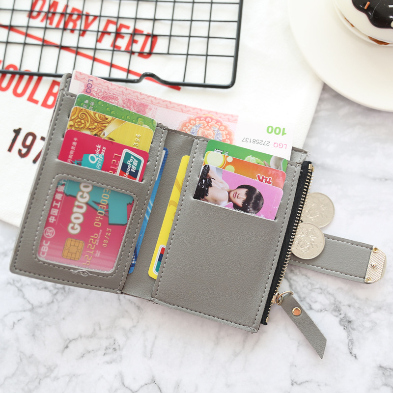 New Style Simple Wallet With Zipper Buckle Ring — view 6
