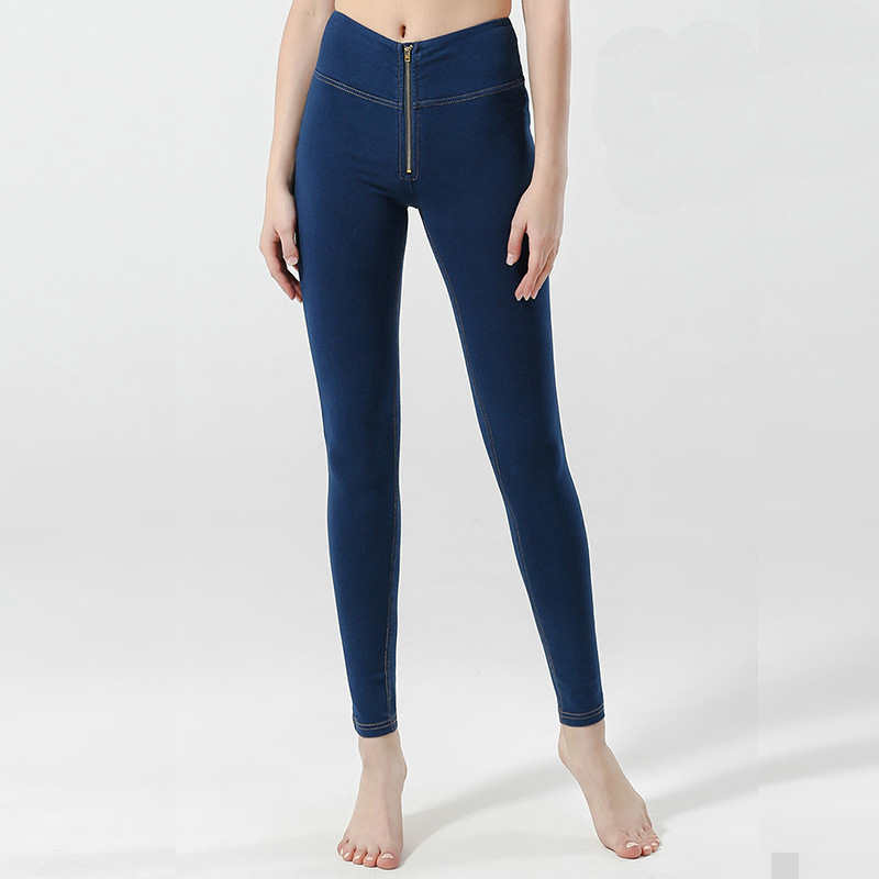 Slim-fit Buttocks Denim Women's Pencil Pants High Waist