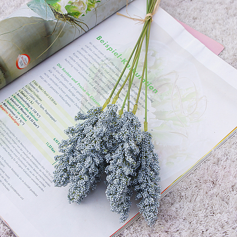 Home Plant Wall Decoration Wedding Bouquet With Material Props